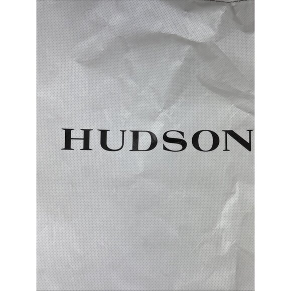 Hudson's Bay Multistripe Logo Reusable Shopping Bags Set of 2 Large and Small - Picture 2 of 6
